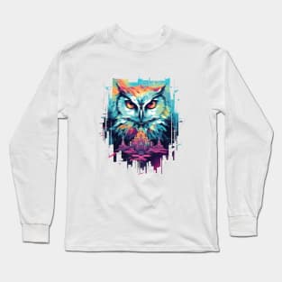 Owl Bird Animal Freedom World Wildlife Beauty Adventure Long Sleeve T-Shirt